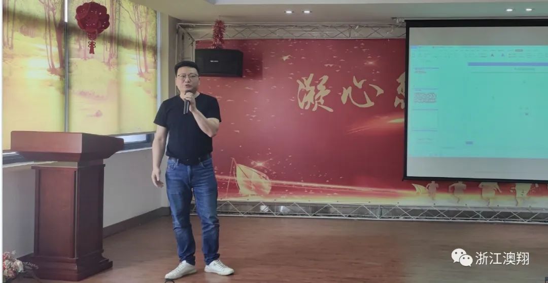 電動執行器廠家總經理蔡東武講話